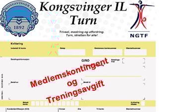 TRENINGSAVGIFT FOR HØSTEN OG SPOND