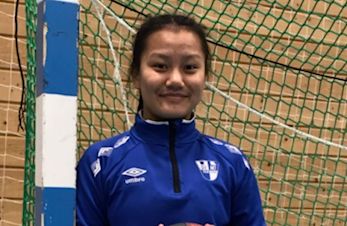 Emily Khupchawn på regional landslagssamling