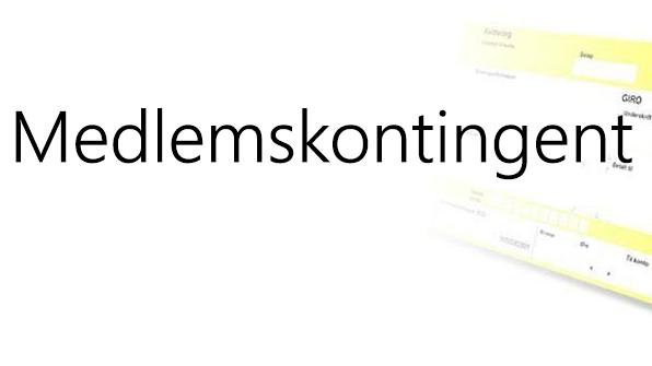 Medlemskontingent 2020