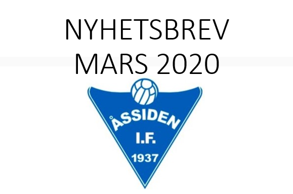 Nyhetsbrev mars 2020