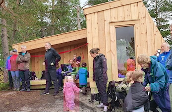 Åpning av Gapahuken på Hisåsen søndag 20.juni
