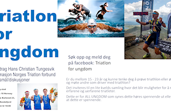 Bli med på triatlon for ungdom