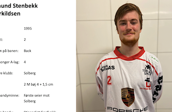 Spillerstallen A-laget 2020-2021 , #2 back