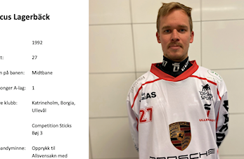 Spillerstallen A-laget 2020-2021 , #27 , ny spiller fra Ullevål