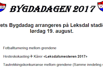 Bygdadagen 2017