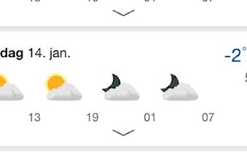 Banen er stengt onsdag 11. januar