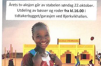 TV-aksjonen søndag 22.oktober 2017