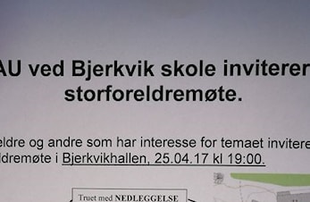 Storforeldremøte i Bjerkvikhallen 25.april