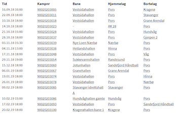 Da er terminlsiten for 2.div publisert!!