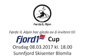 Fjord1 Cup i Blomlia onsdag 08.03.2017