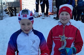 Guro og Ida deltok på Melhusbanken skifestival
