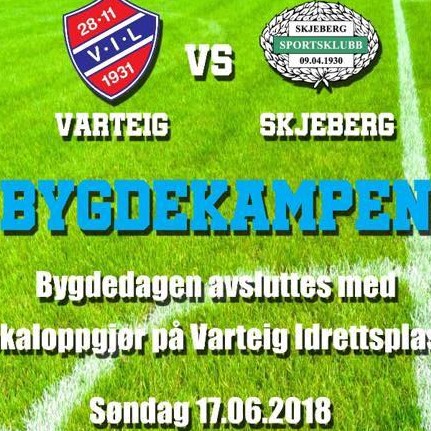 Bygdekamp søndag 17/6 kl 1630