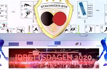 Fronting og fremming av bordtennis Norge i Rogaland nå på lørdag 11januar 2020 i Stavanger idrettshall