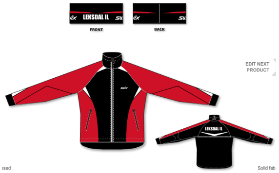 Klubbdrakter. "Reste salg"