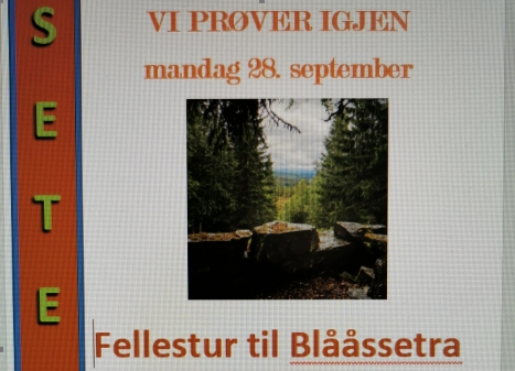 Fellestur til Blååssetra