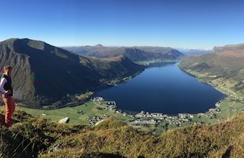 Vikehornet 709 m.o.h.