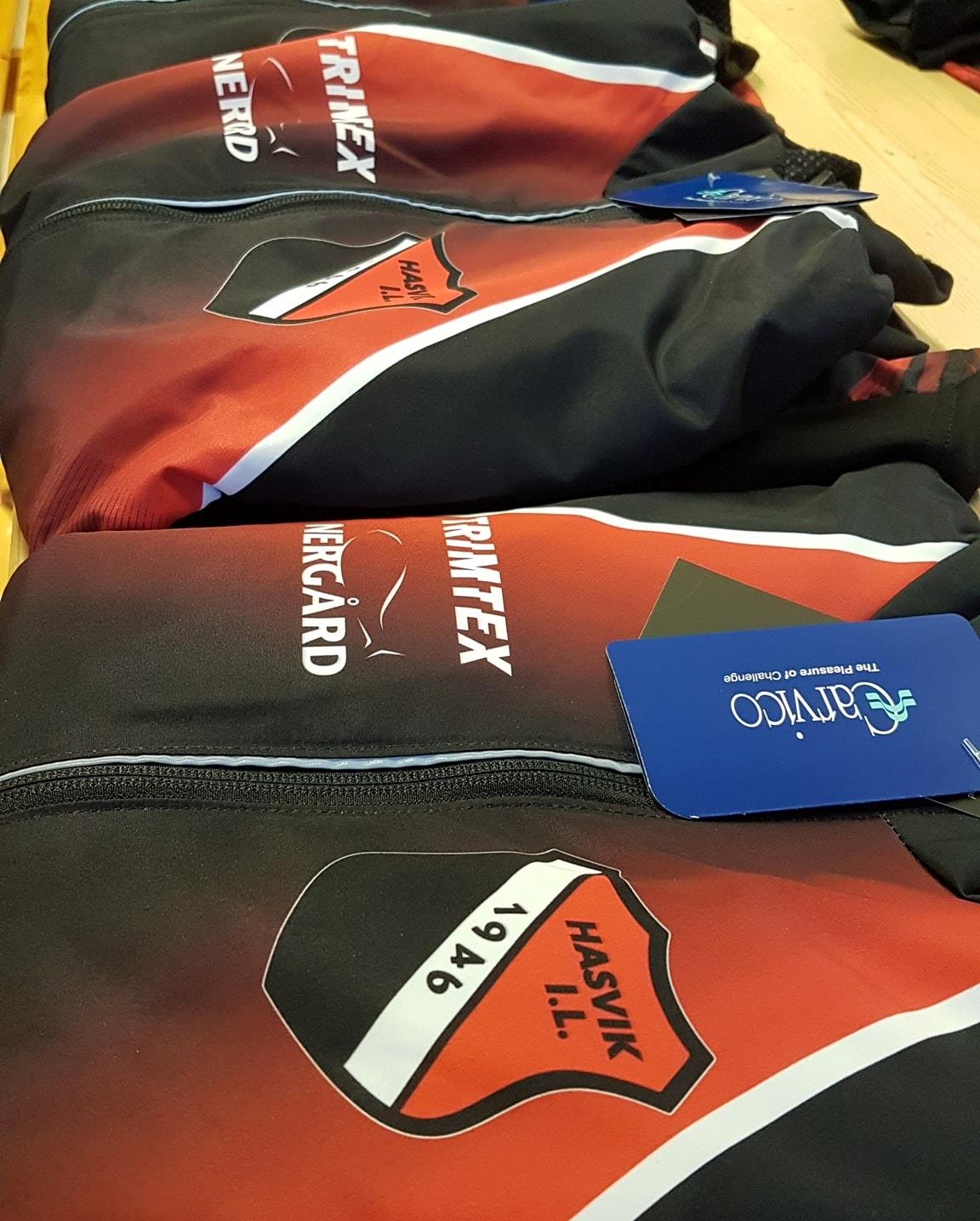 Bestilling av Hasvik IL bekledning