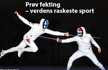 Fortsatt ledig på noen fektekurs høsten 2018! Ta med venner og prøv.