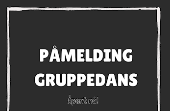 Påmeldingen for gruppedans er nå klar!