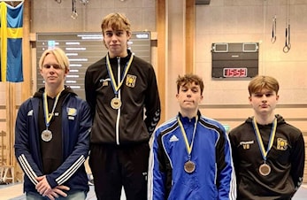 NORSK GULL OG TOTALT 13 MEDALJER I KUNGSBACKA