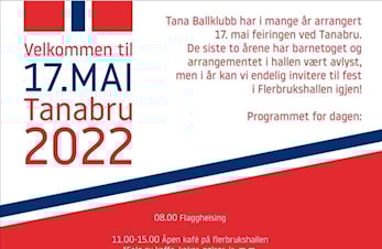Program for dagen 17. Mai