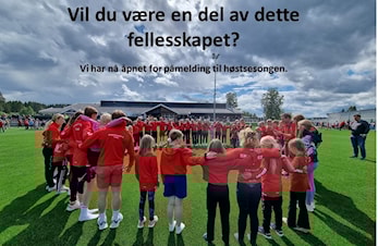 VI HAR ÅPNET FOR INNMELDING TIL HØSTSEMESTERET