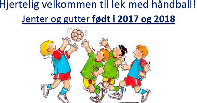 Oppstart lek med håndball, født 2017 og 2018, fredag 09.09.22 i YES-hallen