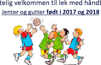 Oppstart lek med håndball, født 2017 og 2018, fredag 09.09.22 i YES-hallen
