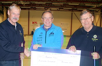 4.000 kroner i gave fra Romedal Lions