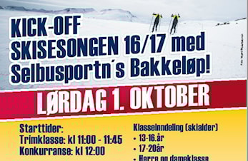 Selbusportens bakkeløp lørdag 1. oktober
