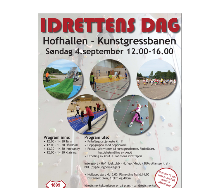 Idrettens dag 4.September