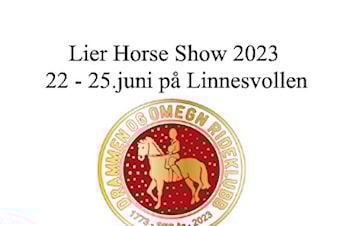 2023 D.O.R.s jubileumsstevne Lier Horse Show