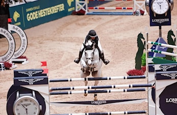 Perlerad av norske nullrunder i 5* 1,50 m