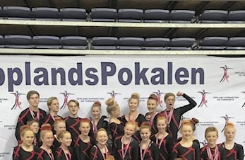 Pallplasser i fleng for lokale turnere
