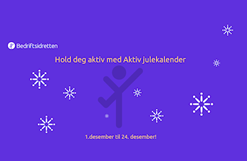 - Aktiv julekalender med Innlandet Bedriftsidrettskrets