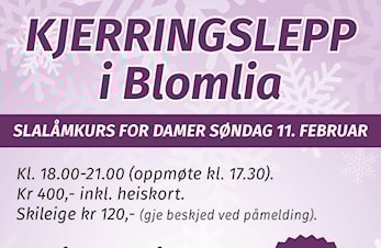 Kjerringslepp i Blomlia på morsdagen