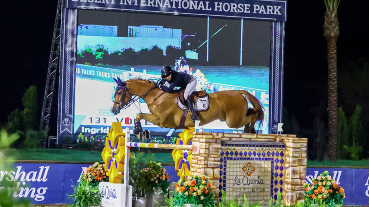 Ingrid Gjelsten caps off Desert Circuit with a win in $182,000 La Quinta Resort & Club CSI4* Grand Prix