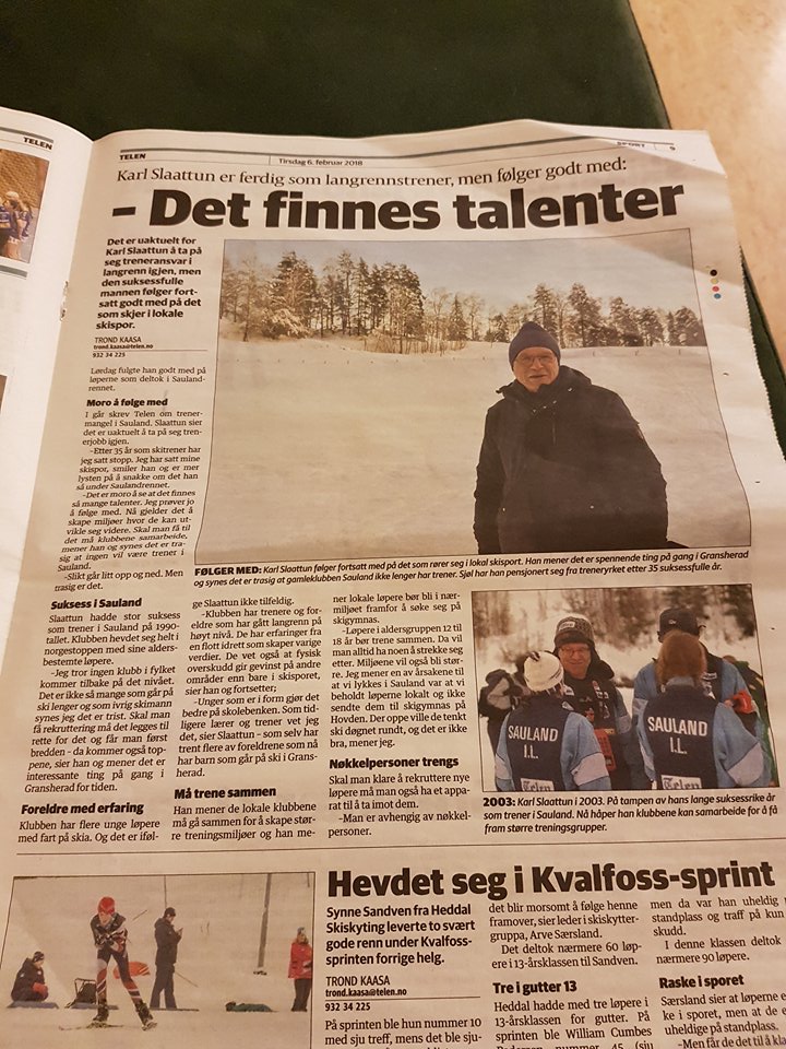 Gode lovord fra Karl Slaattun