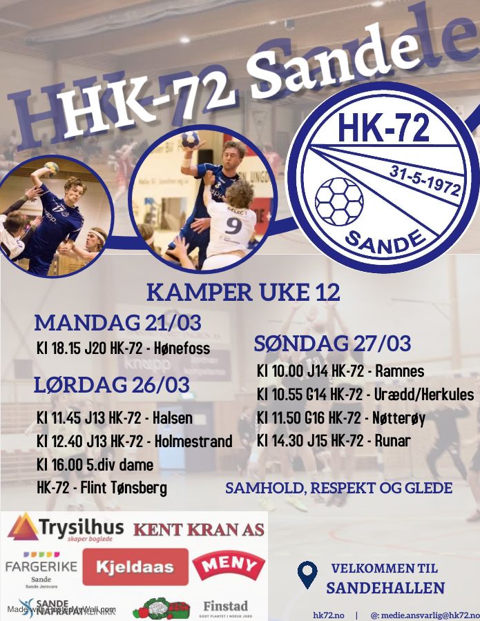 Kamper uke 12 