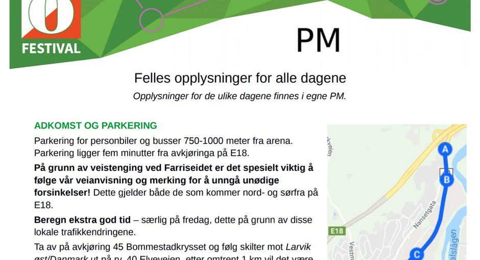Image for PM og startlister ligger ute