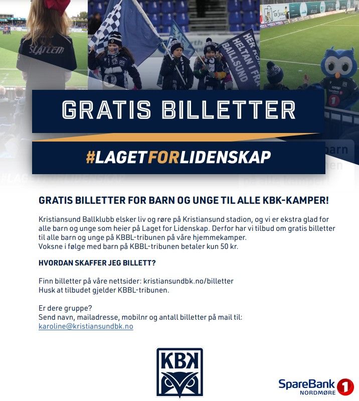 Gratis inngang for barn