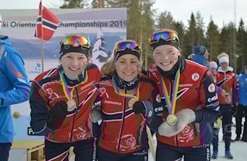 Medaljefangst i Ski-O-VM
