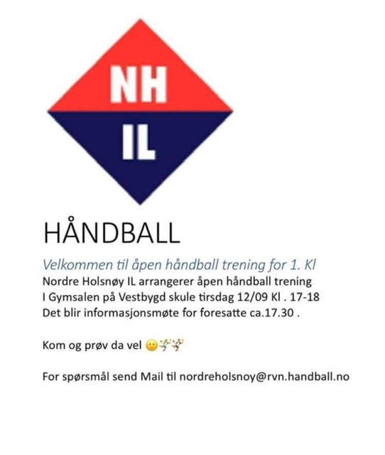 Lyst å spille håndball ? 