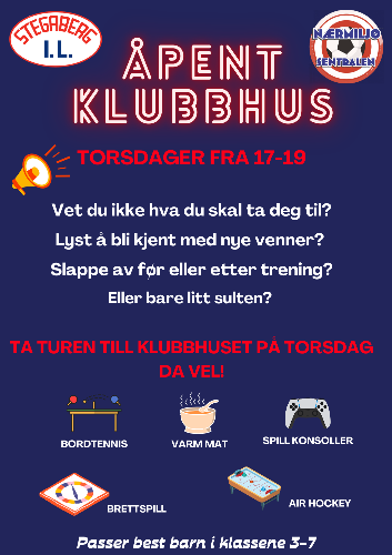 Nærmiljøsentralen - Åpent klubbhus