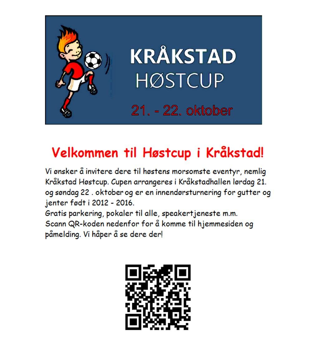 Kråkstad Cup 21.-22. Oktober