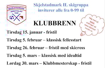 Klubbrenn tirsdag 5. februar