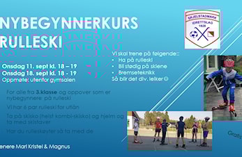 Rulleskikurs for nybegynnere