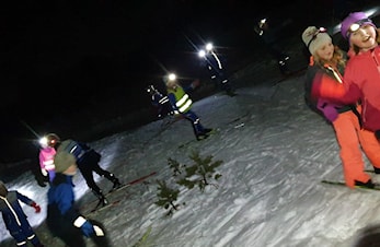 Fine forhold og mye snø på Korstjønna!