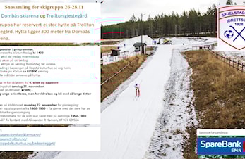 Skisamling Dombås 26-28. november