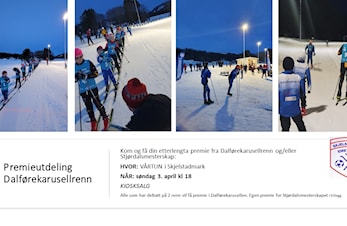 Premieutdeling Dalførekarusellrenn 2022